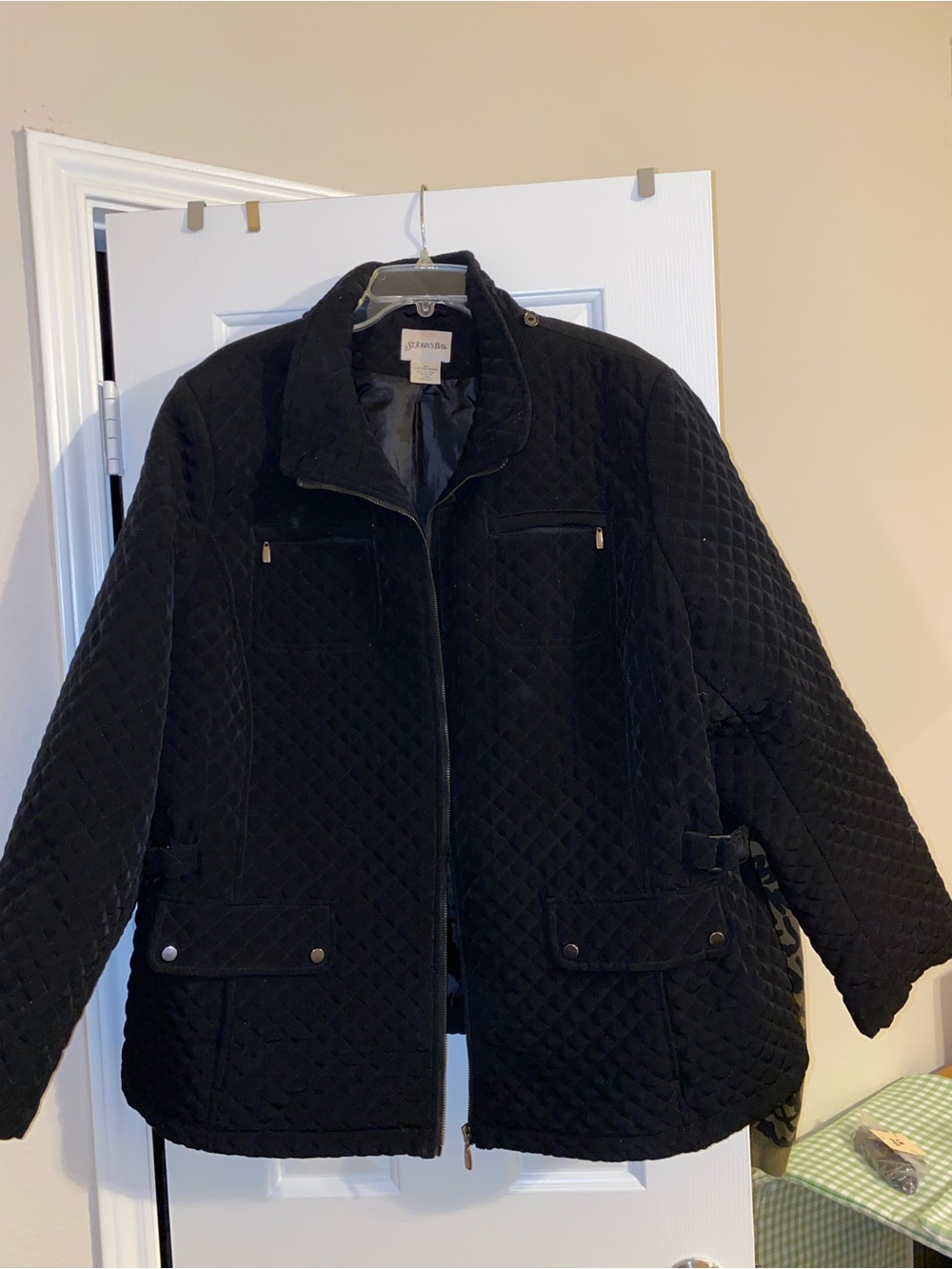 Quilted Black Jacket by St. John’s Bay